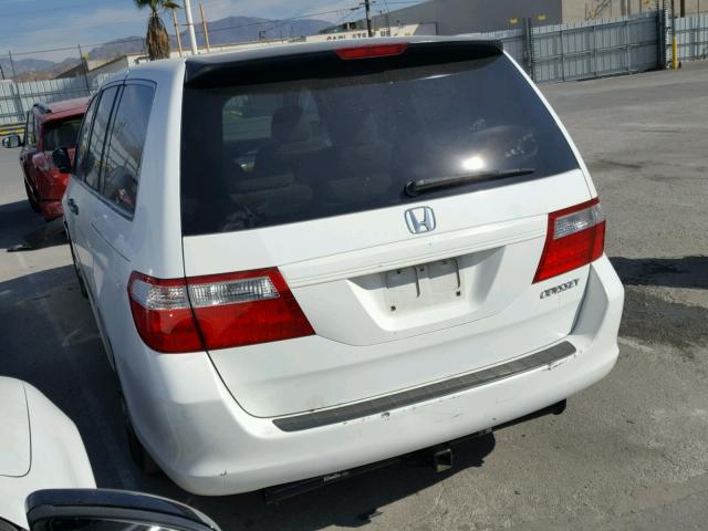 5FNRL38275B057195 - 2005 HONDA ODYSSEY LX WHITE photo 3