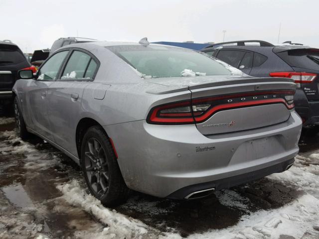 2C3CDXJGXJH189229 - 2018 DODGE CHARGER GT GRAY photo 3