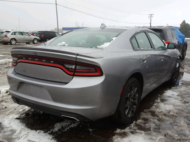 2C3CDXJGXJH189229 - 2018 DODGE CHARGER GT GRAY photo 4