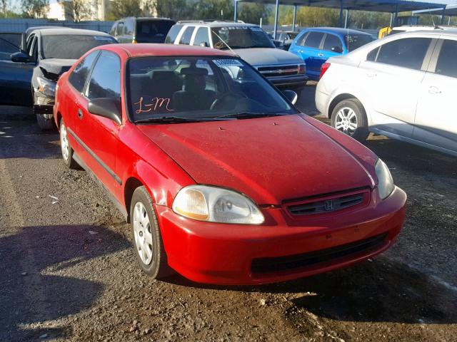 1HGEJ6127WL091637 - 1998 HONDA CIVIC DX RED photo 1