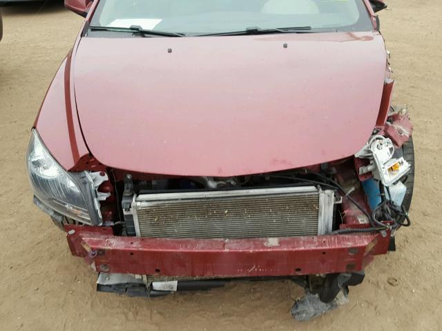 1G1ZK577X9F196260 - 2009 CHEVROLET MALIBU LTZ ბურგუნდია ფოტო 7