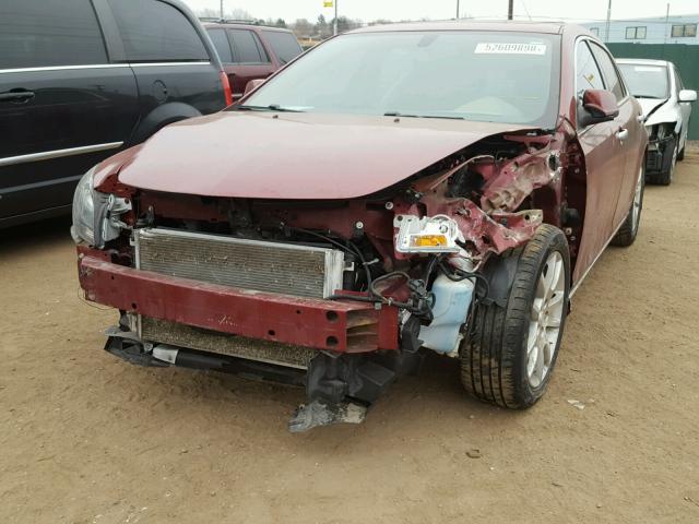 1G1ZK577X9F196260 - 2009 CHEVROLET MALIBU LTZ ბურგუნდია ფოტო 9