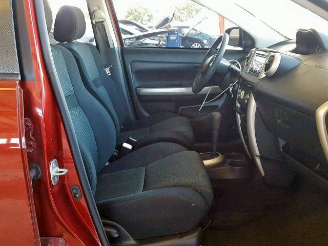 JTKKT624160146931 - 2006 TOYOTA SCION XA BURGUNDY photo 5