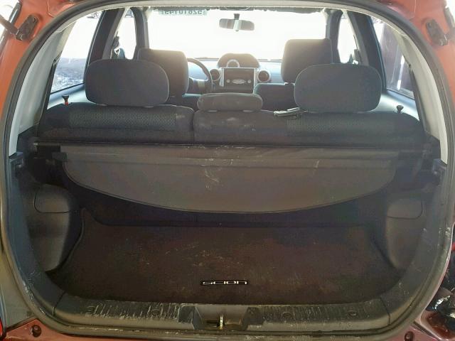 JTKKT624160146931 - 2006 TOYOTA SCION XA BURGUNDY photo 9