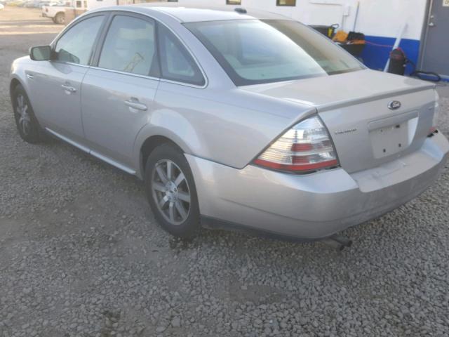 1FAHP24W88G183861 - 2008 FORD TAURUS SEL SILVER photo 3