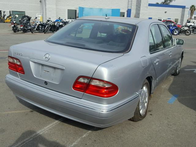 WDBJF65J91B249120 - 2001 MERCEDES-BENZ E 320 SILVER photo 4