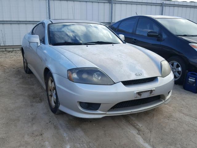 KMHHM65D35U157359 - 2005 HYUNDAI TIBURON SILVER photo 1