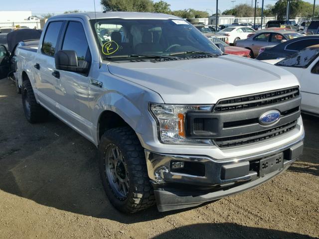 1FTEW1CP7JKD08422 - 2018 FORD F150 SUPER SILVER photo 1