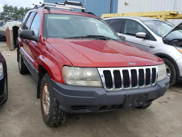 1J4GW48S03C568501 - 2003 JEEP GRAND CHER RED photo 1