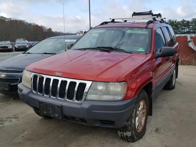 1J4GW48S03C568501 - 2003 JEEP GRAND CHER RED photo 2