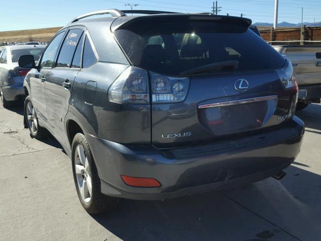 JTJHA31U040062830 - 2004 LEXUS RX 330 CHARCOAL photo 3