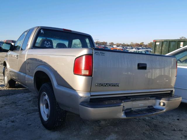 1GTCS195218103869 - 2001 GMC SONOMA SILVER photo 3