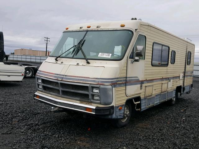 1GBJP37W7E3305503 - 1984 FLEETWOOD SOUTHWIND BROWN photo 2