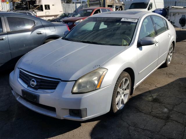 1N4BA41EX7C859201 - 2007 NISSAN MAXIMA SE SILVER photo 2