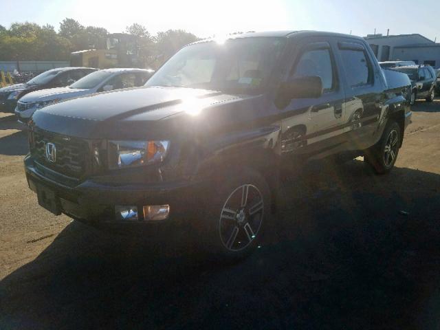 5FPYK1F72EB014411 - 2014 HONDA RIDGELINE BLACK photo 2