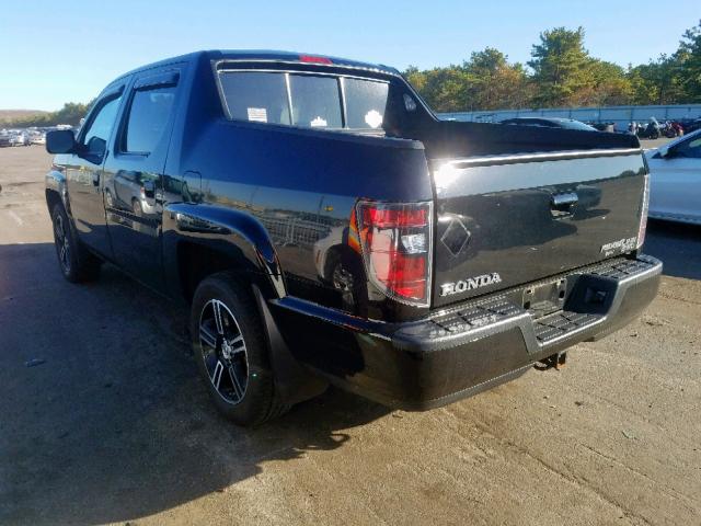 5FPYK1F72EB014411 - 2014 HONDA RIDGELINE BLACK photo 3