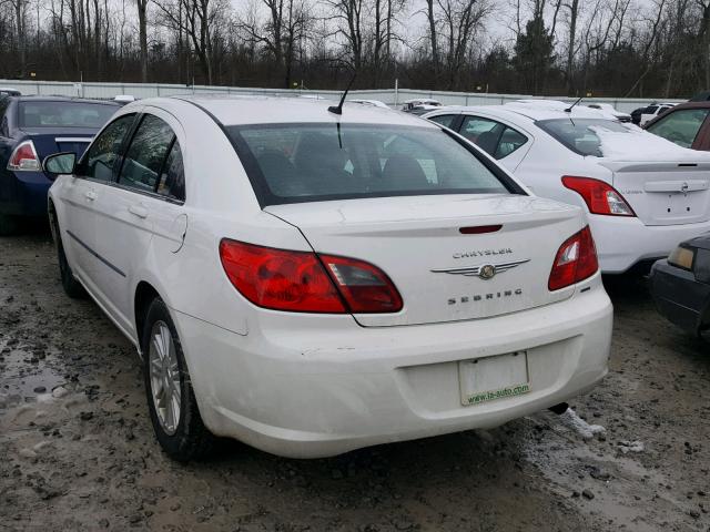 1C3LC56B09N569106 - 2009 CHRYSLER SEBRING TO WHITE photo 3