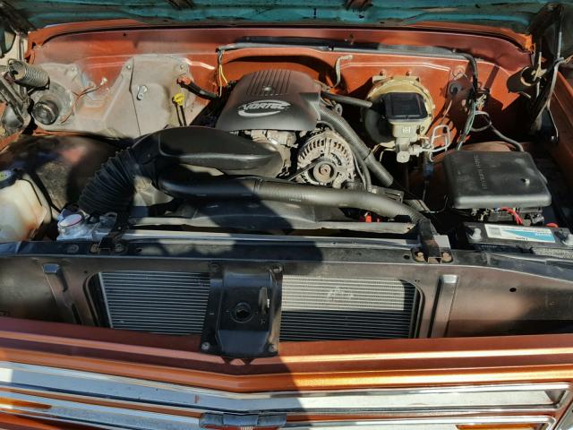 CS147B101671 - 1967 CHEVROLET C-10 ORANGE photo 7