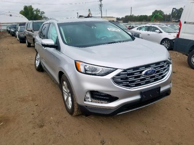 2FMPK3J97KBC40263 - 2019 FORD EDGE SEL SILVER photo 1