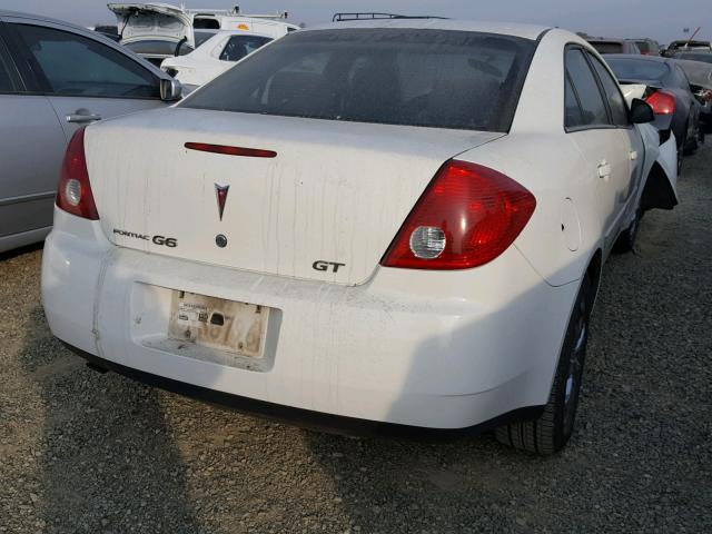 1G2ZF55B564218101 - 2006 PONTIAC G6 SE WHITE photo 4