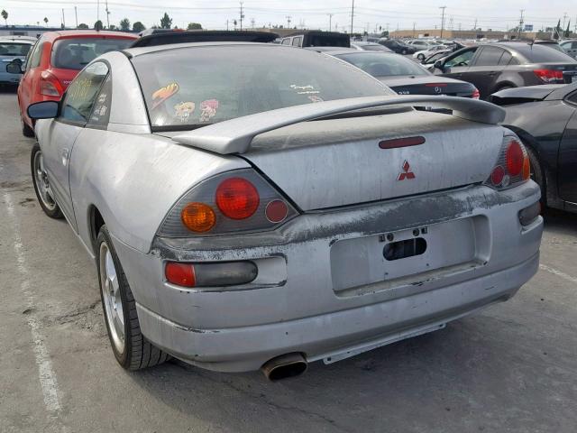 4A3AC44G53E148689 - 2003 MITSUBISHI ECLIPSE GS GRAY photo 3