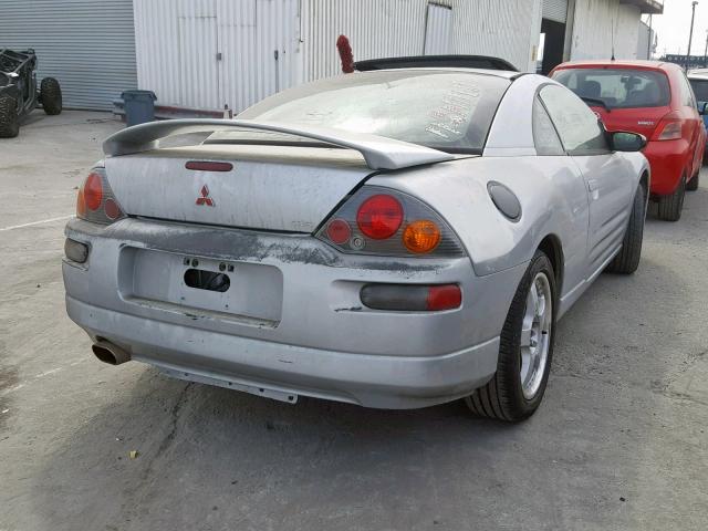 4A3AC44G53E148689 - 2003 MITSUBISHI ECLIPSE GS GRAY photo 4