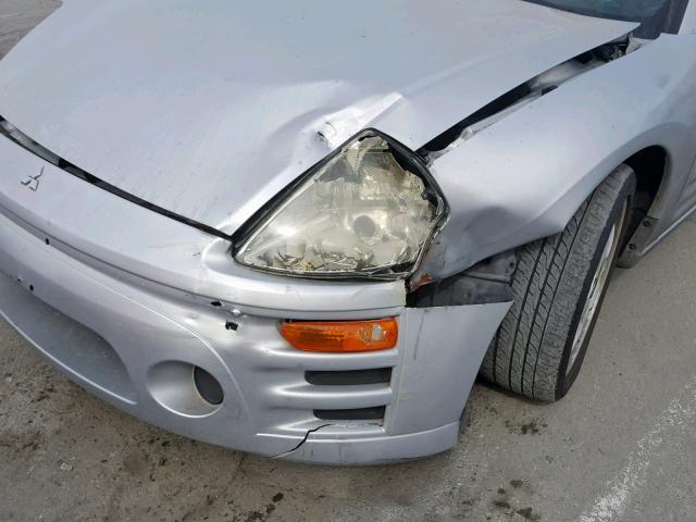 4A3AC44G53E148689 - 2003 MITSUBISHI ECLIPSE GS GRAY photo 9