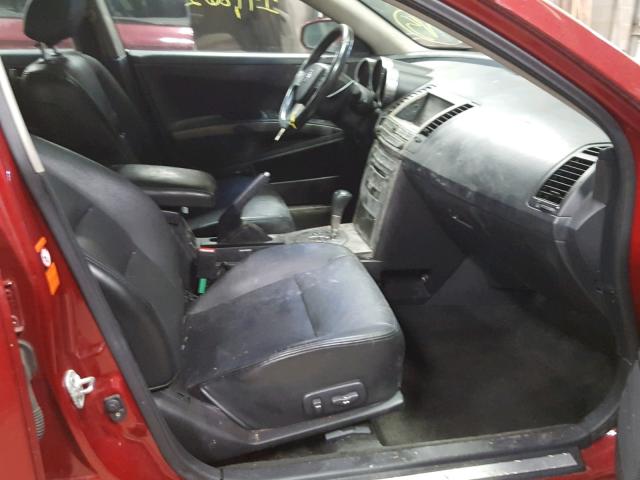 1N4BA41E64C805230 - 2004 NISSAN MAXIMA SE RED photo 5