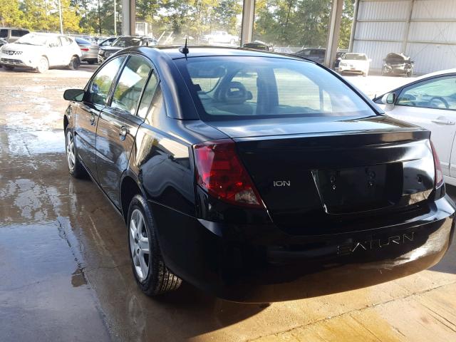 1G8AJ55F07Z201540 - 2007 SATURN ION LEVEL BLACK photo 3