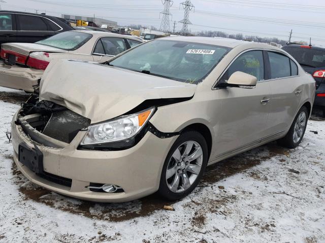 1G4GC5EC7BF191319 - 2011 BUICK LACROSSE C GOLD photo 2