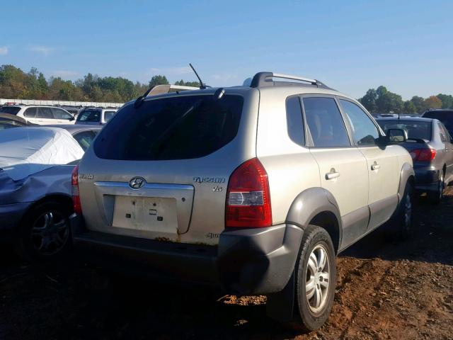 KM8JN72D48U879680 - 2008 HYUNDAI TUCSON SE BEIGE photo 4