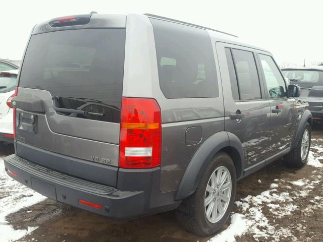 SALAE25428A445402 - 2008 LAND ROVER LR3 SE GRAY photo 4