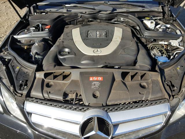 WDDKJ7CB7AF050538 - 2010 MERCEDES-BENZ E 550 BLACK photo 7