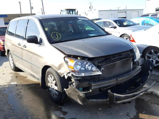 5FNRL3H21AB051385 - 2010 HONDA ODYSSEY LX GOLD photo 1