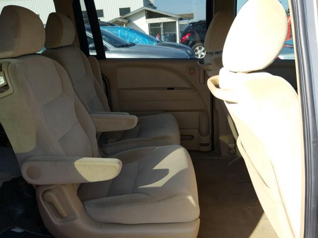 5FNRL3H21AB051385 - 2010 HONDA ODYSSEY LX GOLD photo 6