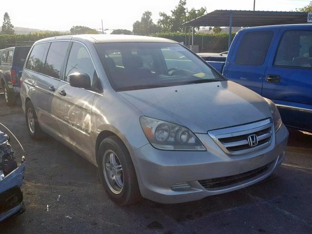 5FNRL38226B124688 - 2006 HONDA ODYSSEY LX SILVER photo 1