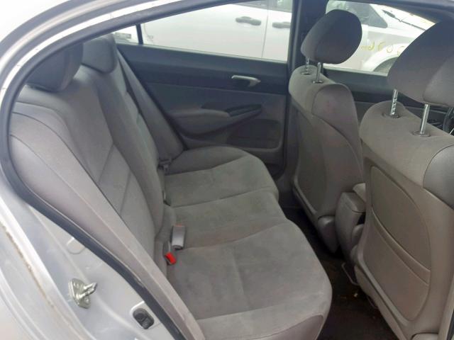 1HGFA16587L119389 - 2007 HONDA CIVIC LX SILVER photo 6