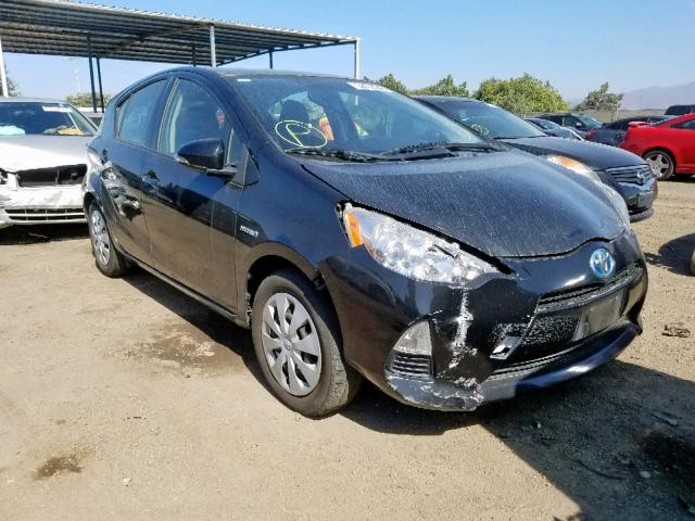 JTDKDTB36E1068911 - 2014 TOYOTA PRIUS C BLACK photo 1