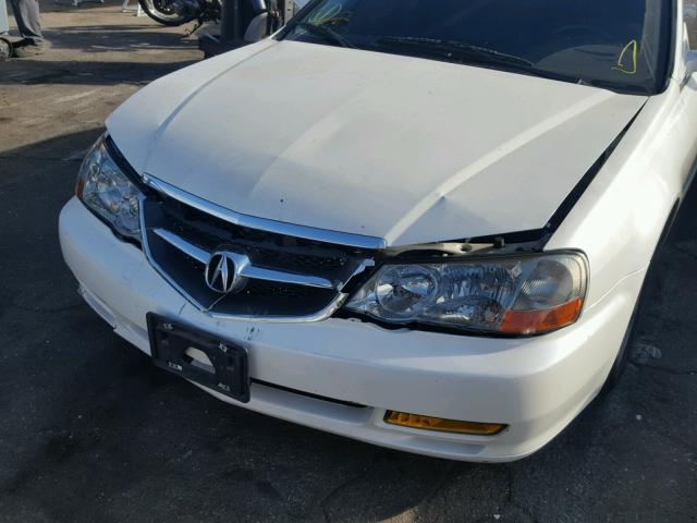 19UUA56852A057818 - 2002 ACURA 3.2TL TYPE WHITE photo 9