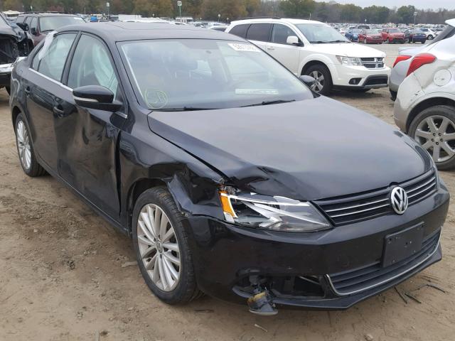 3VWLL7AJ5DM410975 - 2013 VOLKSWAGEN JETTA TDI BLACK photo 1