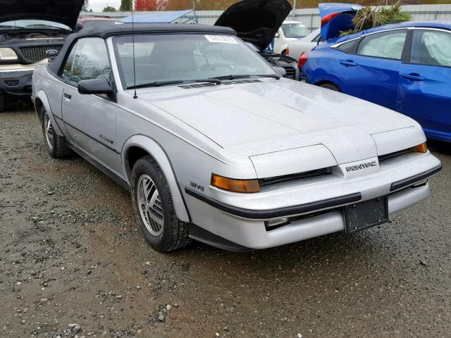 1G2JU31K5J7514482 - 1988 PONTIAC SUNBIRD GT GRAY photo 1