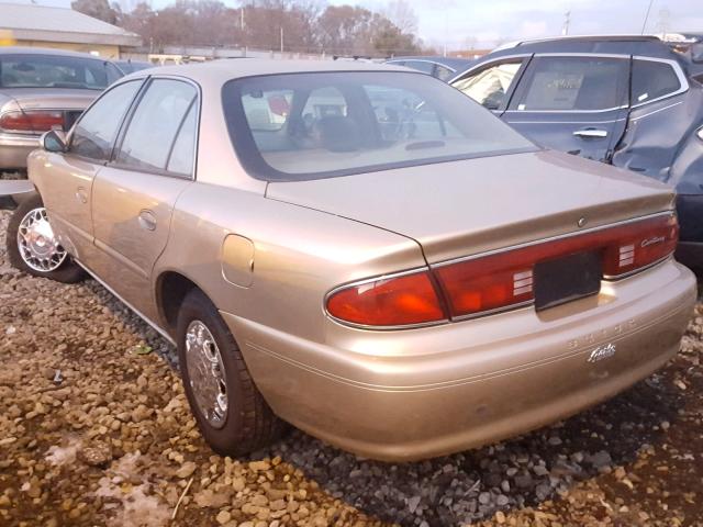 2G4WS55J241246427 - 2004 BUICK CENTURY CU BEIGE photo 3