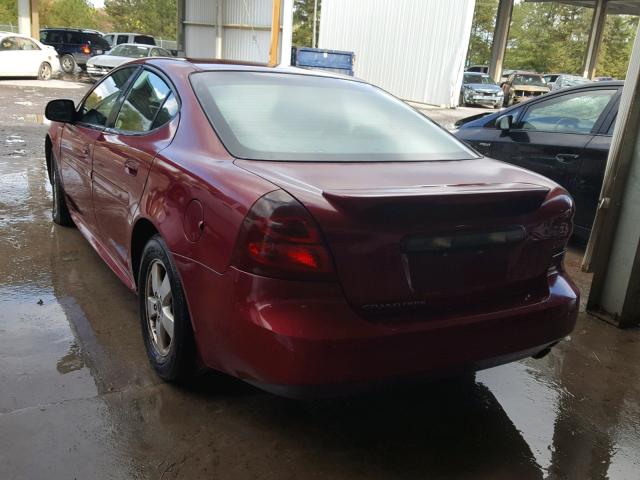 2G2WP552161114068 - 2006 PONTIAC GRAND PRIX ბურგუნდია ფოტო 3