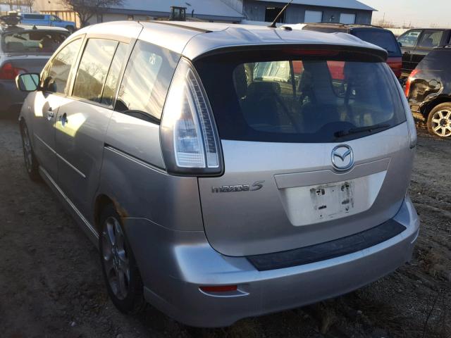 JM1CR293880300814 - 2008 MAZDA 5 SILVER photo 3