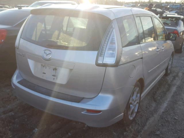 JM1CR293880300814 - 2008 MAZDA 5 SILVER photo 4