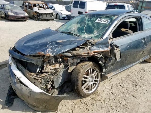 JTKDE167280262880 - 2008 TOYOTA SCION TC ნაცრისფერი ფოტო 9