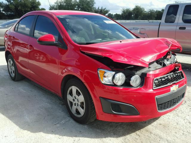 1G1JA5SH8E4197672 - 2014 CHEVROLET SONIC LS RED photo 1