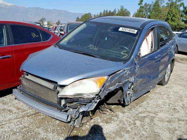 JHLRE38757C048326 - 2007 HONDA CR-V EXL BLUE photo 2