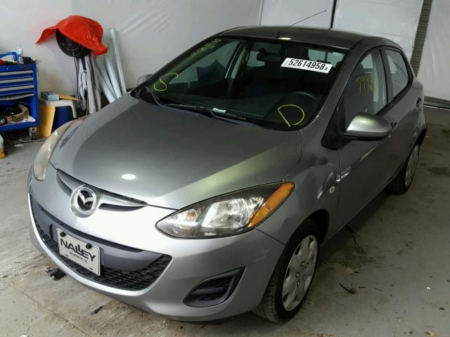 JM1DE1KY1D0154900 - 2013 MAZDA MAZDA2 SILVER photo 2