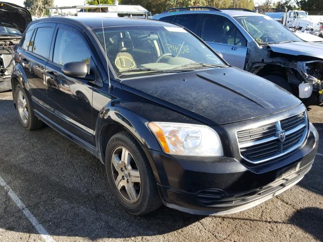 1B3HB48B07D572071 - 2007 DODGE CALIBER SX BLACK photo 1